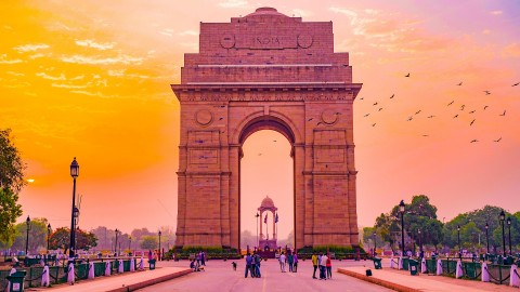 Puerta de la India en Delhi